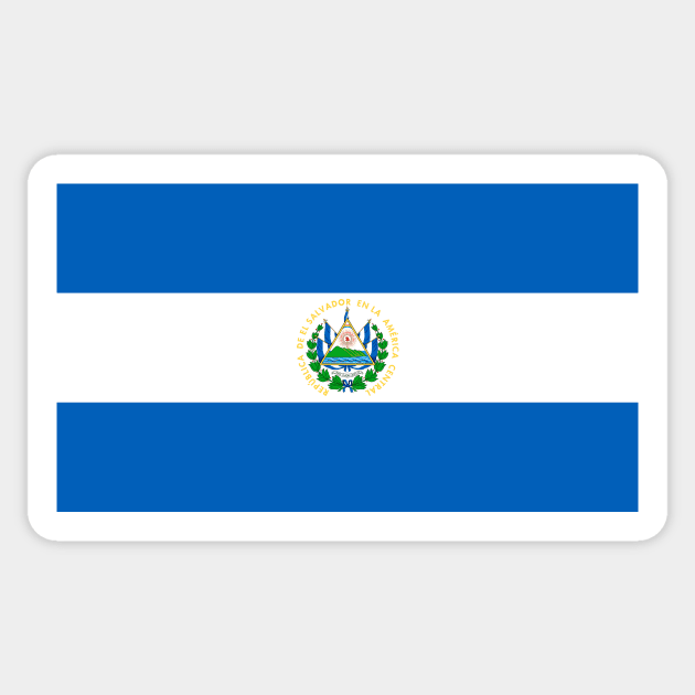 El Salvador Sticker by Wickedcartoons